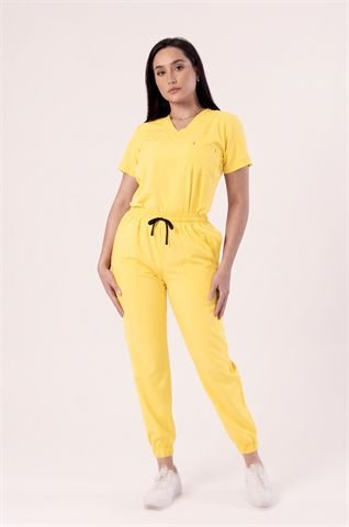 Uniforme antifluidos Ecotopía color Amarillo