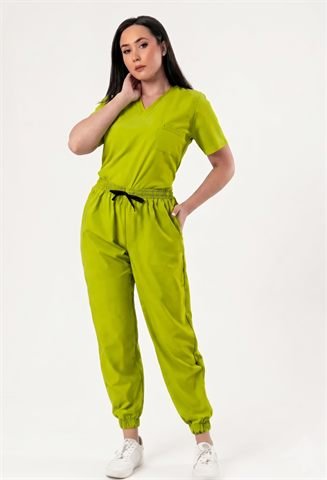 Uniforme antifluidos Ecotopía color Verde limón