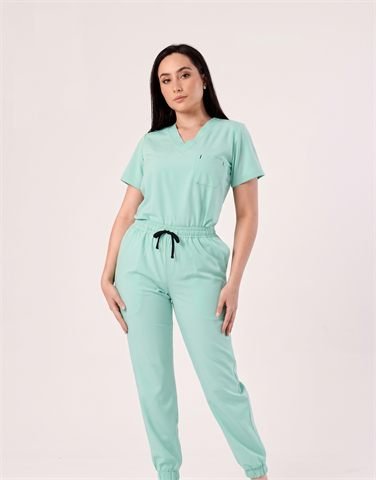 Uniforme antifluidos Ecotopía color Menta