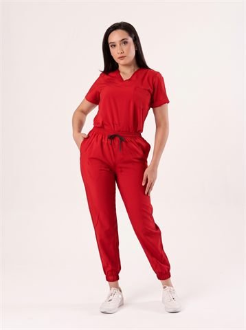 Uniforme antifluidos Ecotopía color Rojo