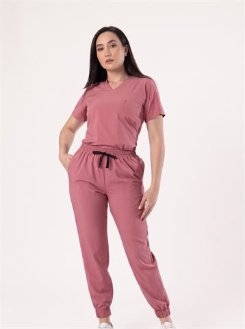 Uniforme antifluidos Ecotopía color Rosa viejo
